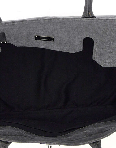 ANOTHER CHANCE Borsa a mano riciclata GREY Donna 