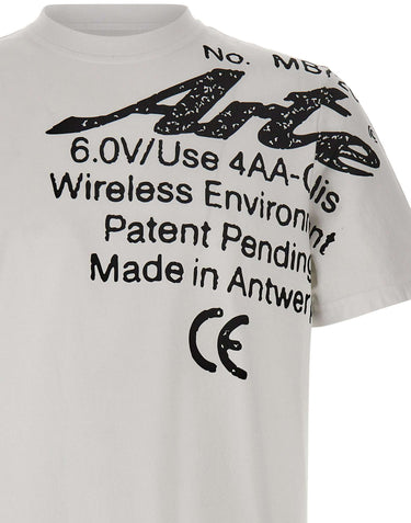 ARTE ANTWERP T-shirt "Specs Side" WHITE Uomo 