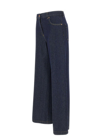 ASPESI Jeans a gamba larga BLUE Donna 