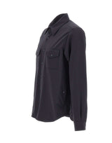 ASPESI Giacca overshirt in flanella imbottita BLUE Uomo 
