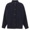ASPESI Giacca overshirt in double di lana BLUE Donna 