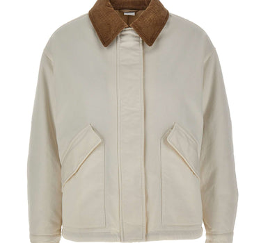 ASPESI Giacca in gabardine di cotone WHITE Donna 