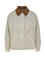 ASPESI Giacca in gabardine di cotone WHITE Donna 