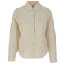 ASPESI Camicia in double di lana WHITE Donna 