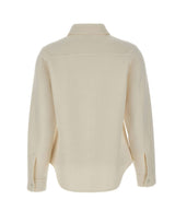 ASPESI Camicia in double di lana WHITE Donna 