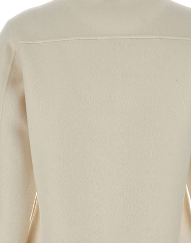 ASPESI Camicia in double di lana WHITE Donna 