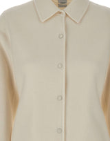 ASPESI Camicia in double di lana WHITE Donna 
