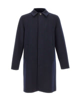ASPESI Cappotto in double di lana BLUE Uomo 