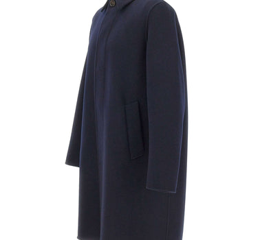 ASPESI Cappotto in double di lana BLUE Uomo 