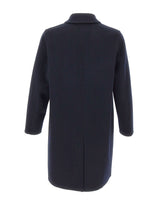ASPESI Cappotto in double di lana BLUE Uomo 