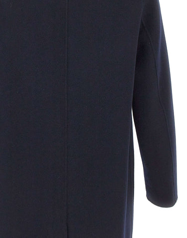ASPESI Cappotto in double di lana BLUE Uomo 