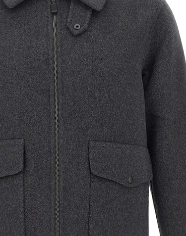 ASPESI Giacca in lana double GREY Uomo 