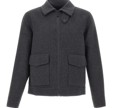 ASPESI Giacca in lana double GREY Uomo 
