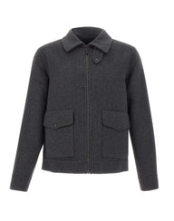 ASPESI Giacca in lana double GREY Uomo 