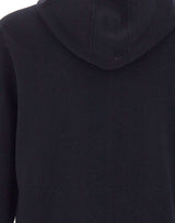 ASPESI Maglia con cappuccio in lana e cotone BLUE Uomo 