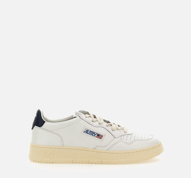 AUTRY Sneakers "Medialist Low" in pelle WHITE Uomo 