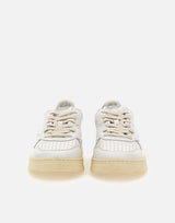 AUTRY Sneakers "Medialist Low" in pelle WHITE Uomo 