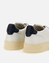 AUTRY Sneakers "Medialist Low" in pelle WHITE Uomo 