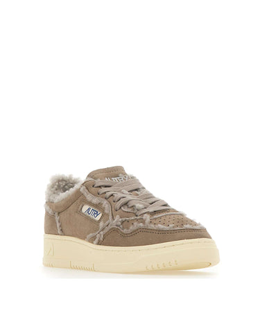 AUTRY Sneakers "Medalist Low" BEIGE Donna 