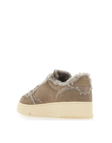 AUTRY Sneakers "Medalist Low" BEIGE Donna 