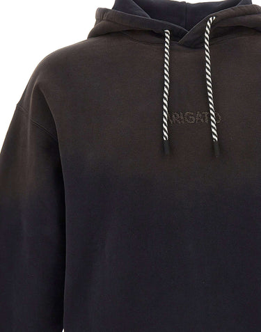 AXEL ARIGATO "Gens Washed Hoodie" BLACK Uomo 
