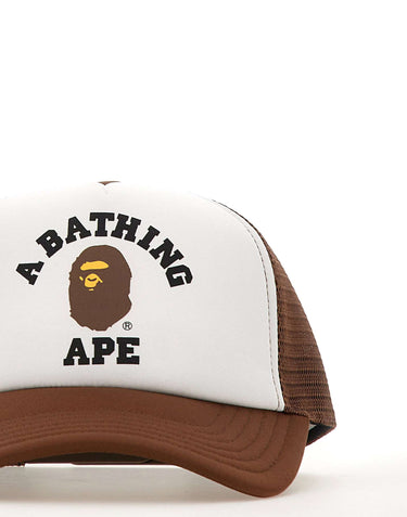 BAPE Cappello in mesh BROWN Uomo 