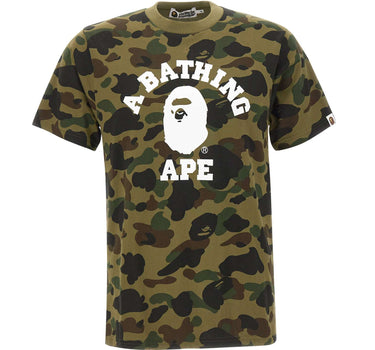 BAPE T-shirt "ABC Camo" GREEN Uomo 