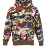 BAPE Felpa con cappuccio camouflage MULTICOLOR Uomo 