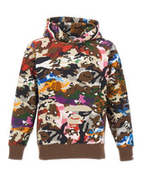 BAPE Felpa con cappuccio camouflage MULTICOLOR Uomo 