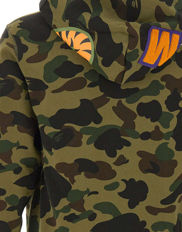 BAPE Felpa con cappuccio "Camo Shark" GREEN Uomo 