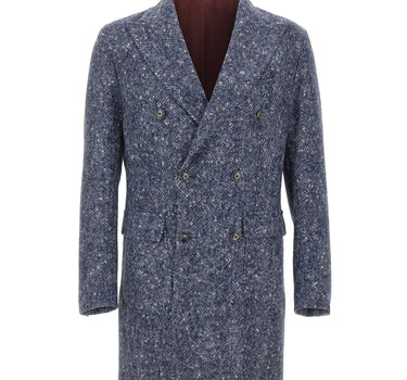 BARBA Cappotto "Clang" BLUE Uomo 