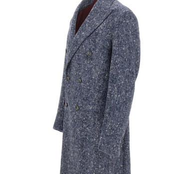 BARBA Cappotto "Clang" BLUE Uomo 