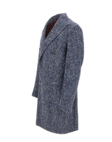 BARBA Cappotto "Clang" BLUE Uomo 