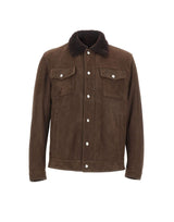Giacca in pelle scamosciata "Colt" 58207 0029 BARBA 