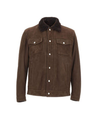Giacca in pelle scamosciata "Colt" 58207 0029 BARBA 