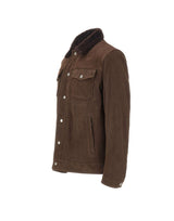Giacca in pelle scamosciata "Colt" 58207 0029 BARBA 