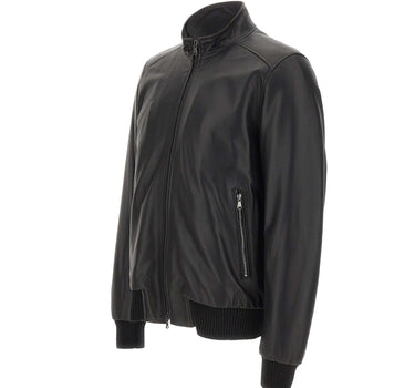 Giacca in pelle "Dakota" DAKOTA58205 0099 BARBA 