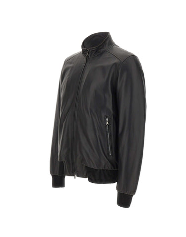 Giacca in pelle "Dakota" DAKOTA58205 0099 BARBA 
