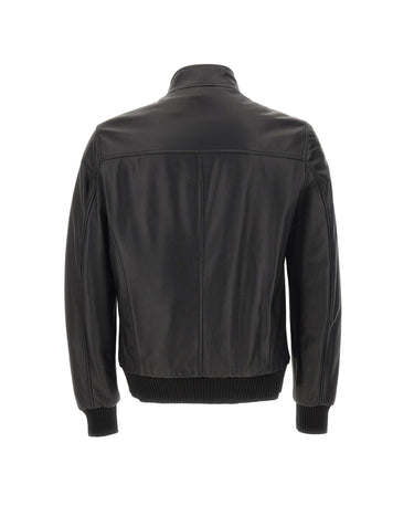 Giacca in pelle "Dakota" DAKOTA58205 0099 BARBA 