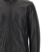 Giacca in pelle "Dakota" DAKOTA58205 0099 BARBA 