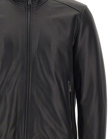 Giacca in pelle "Dakota" DAKOTA58205 0099 BARBA 
