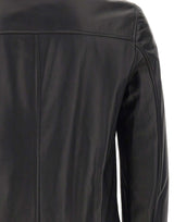 Giacca in pelle "Dakota" DAKOTA58205 0099 BARBA 