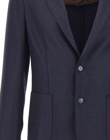 BARBA Blazer "Easy J Mono" BLUE Uomo 