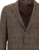 BARBA Blazer in misto lana BROWN Uomo 
