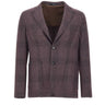 BARBA Blazer in misto lana e cotone PURPLE Uomo 