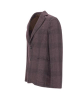 BARBA Blazer in misto lana e cotone PURPLE Uomo 