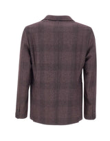 BARBA Blazer in misto lana e cotone PURPLE Uomo 