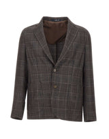 BARBA Blazer "Easy J Mono" BROWN Uomo 