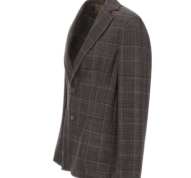 BARBA Blazer "Easy J Mono" BROWN Uomo 