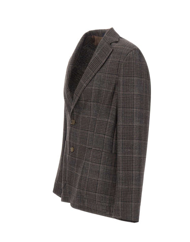 BARBA Blazer "Easy J Mono" BROWN Uomo 